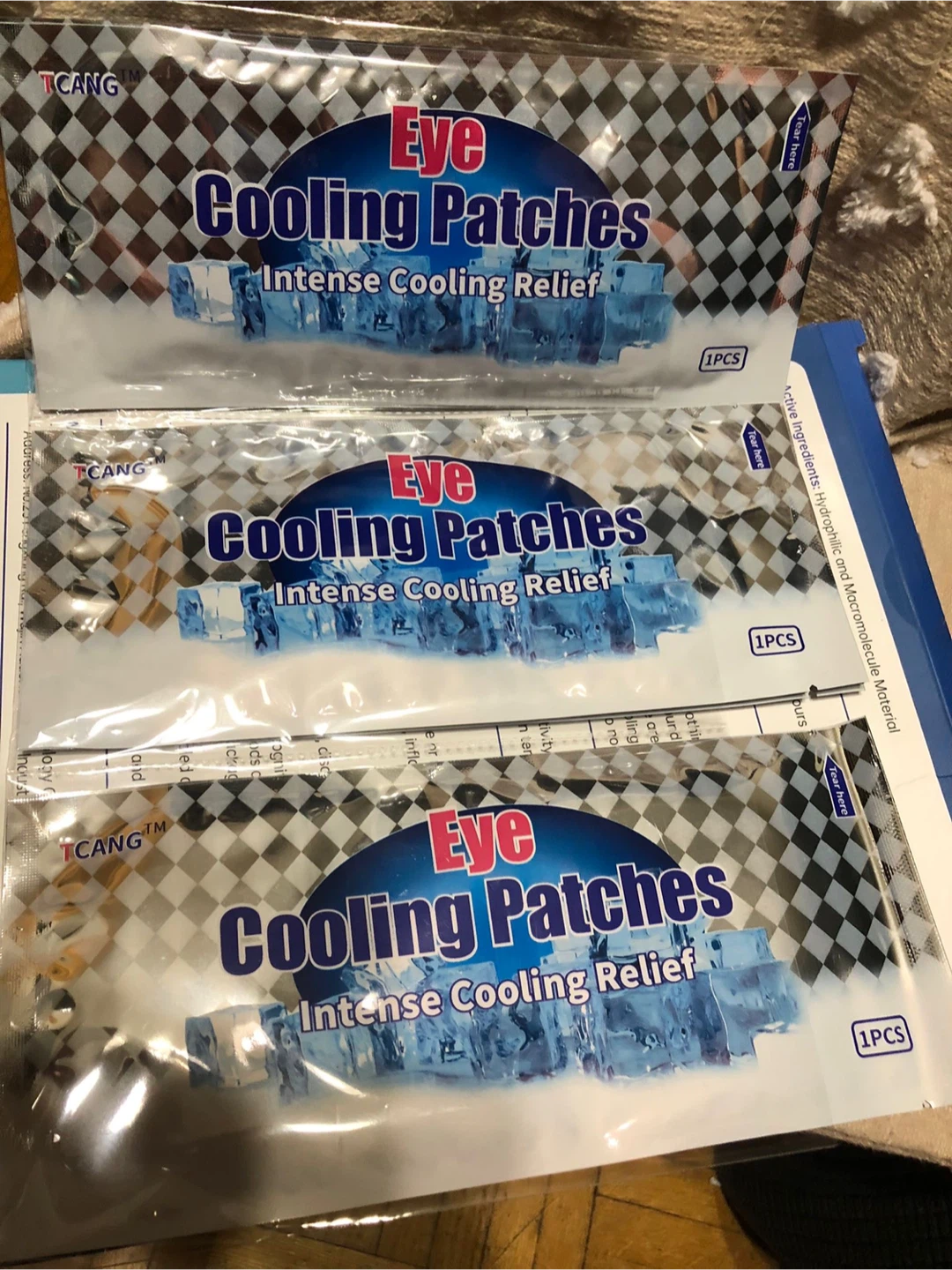 New-TCANG Eye Cooling Patches - Intense Cooling Relief