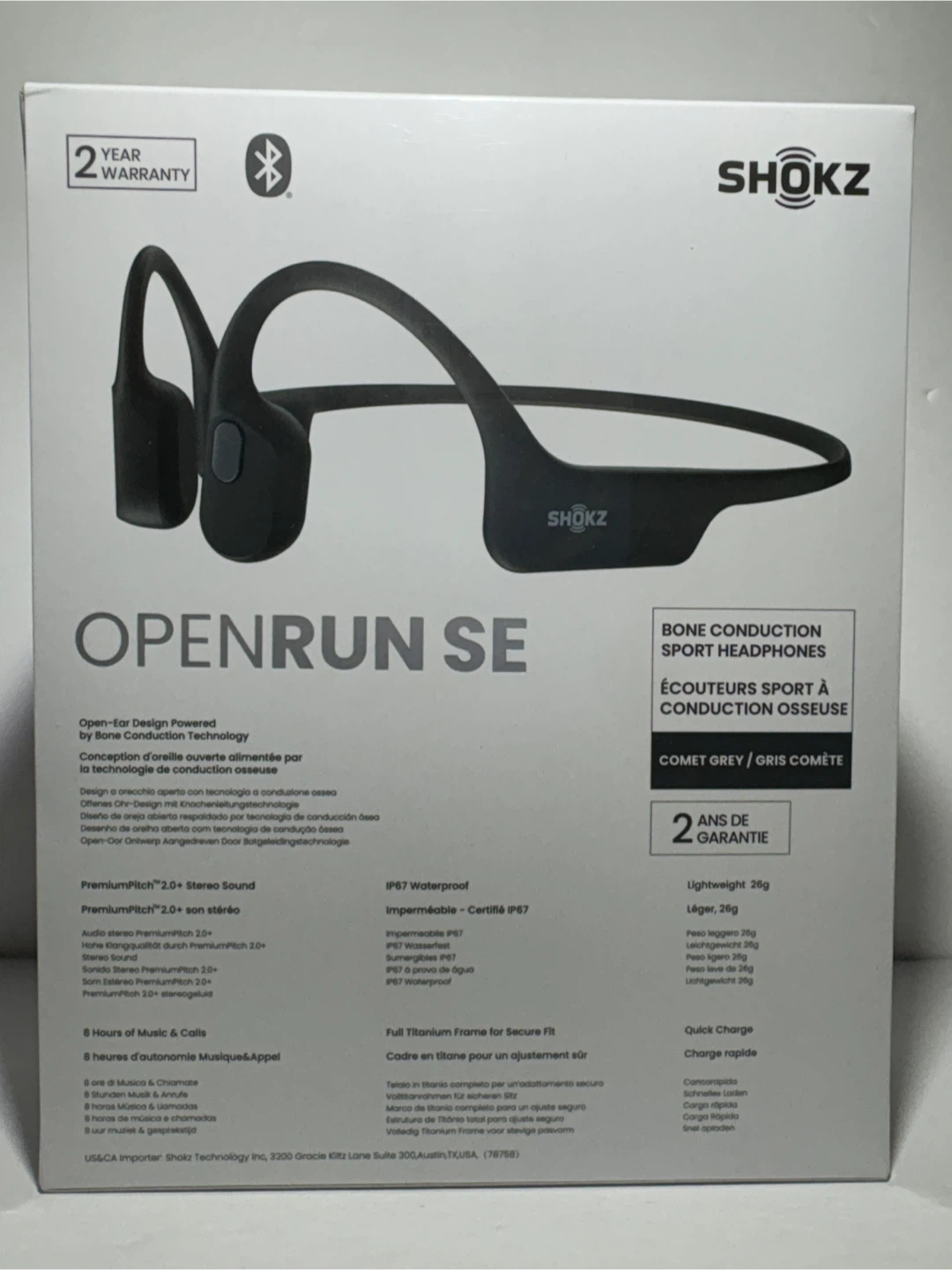*New* Shokz Openrun SE Gray Headphones - photo 2