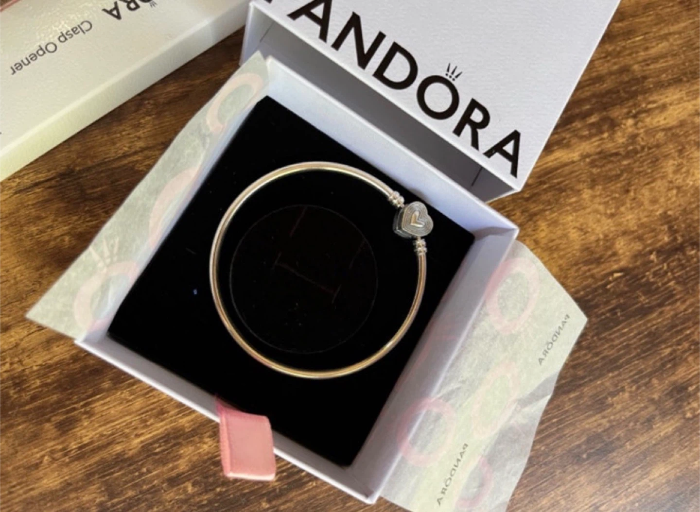 Pandora charm bracelet + clasp opener