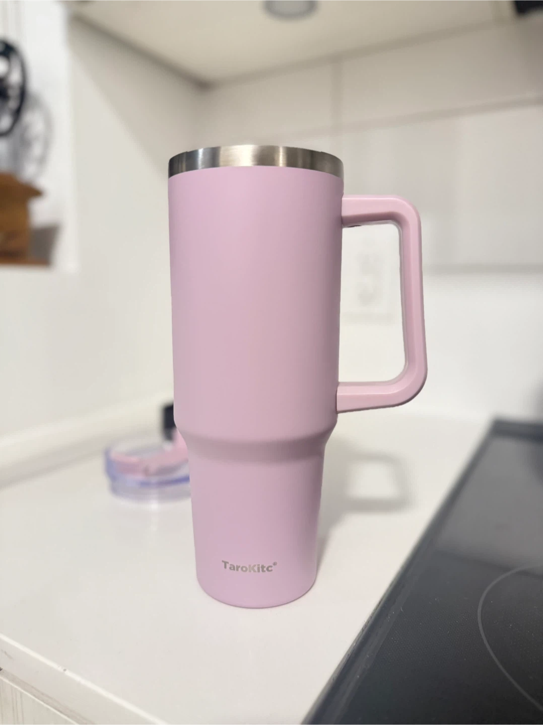 TaroKitc 30oz Tumbler with Handle and Straw