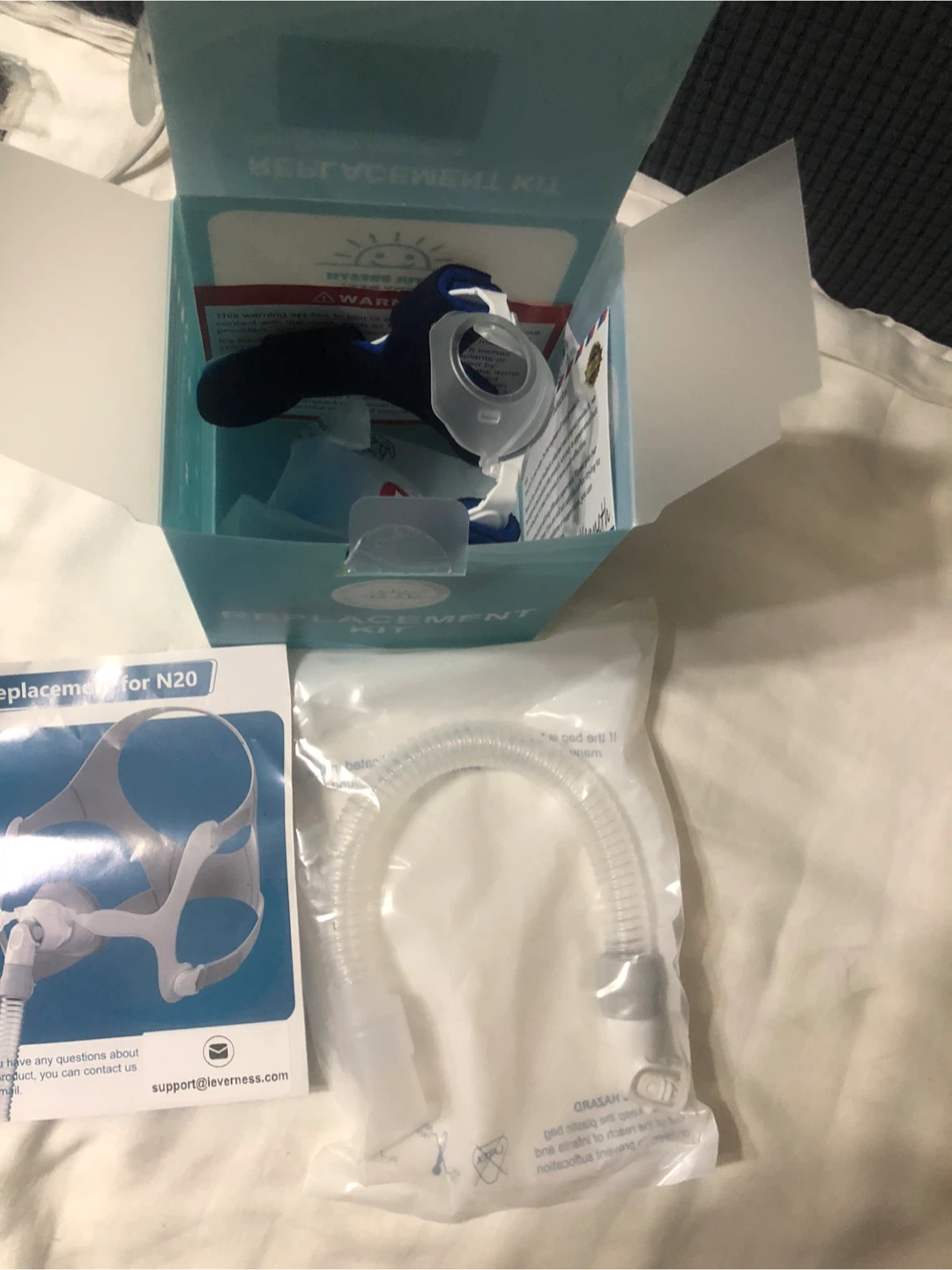 CPAP Nasal Mask Replacement Kit,Medium - photo 3