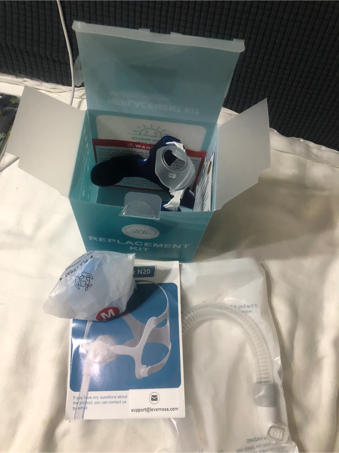 CPAP Nasal Mask Replacement Kit,Medium