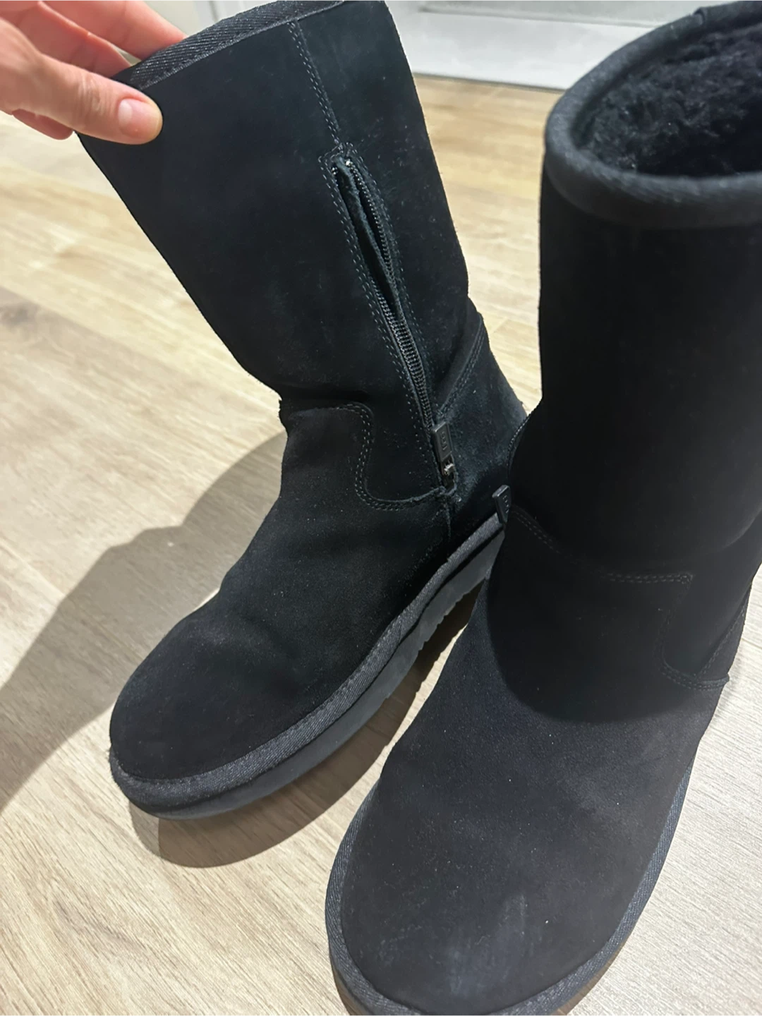 UGG Black Suede Boots - Size 9 - photo 5