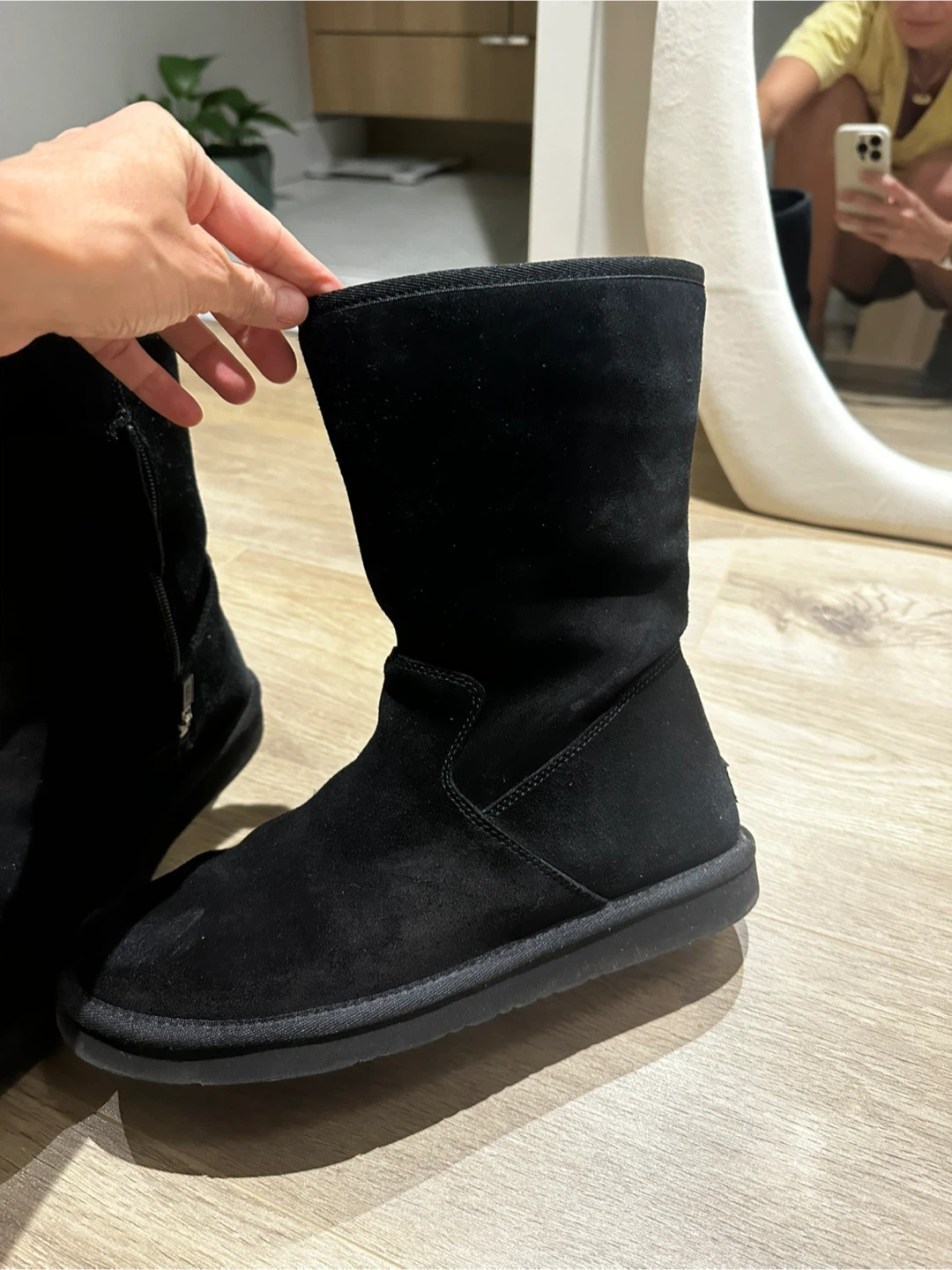 UGG Black Suede Boots - Size 9 - photo 2