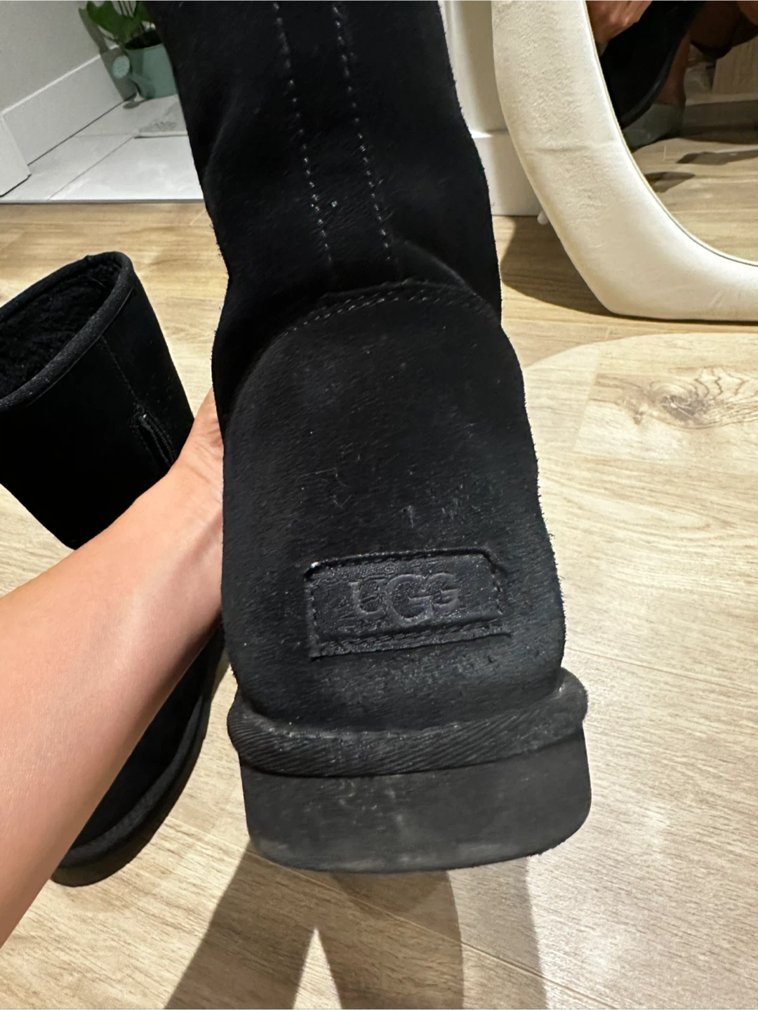 UGG Black Suede Boots - Size 9 - photo 3