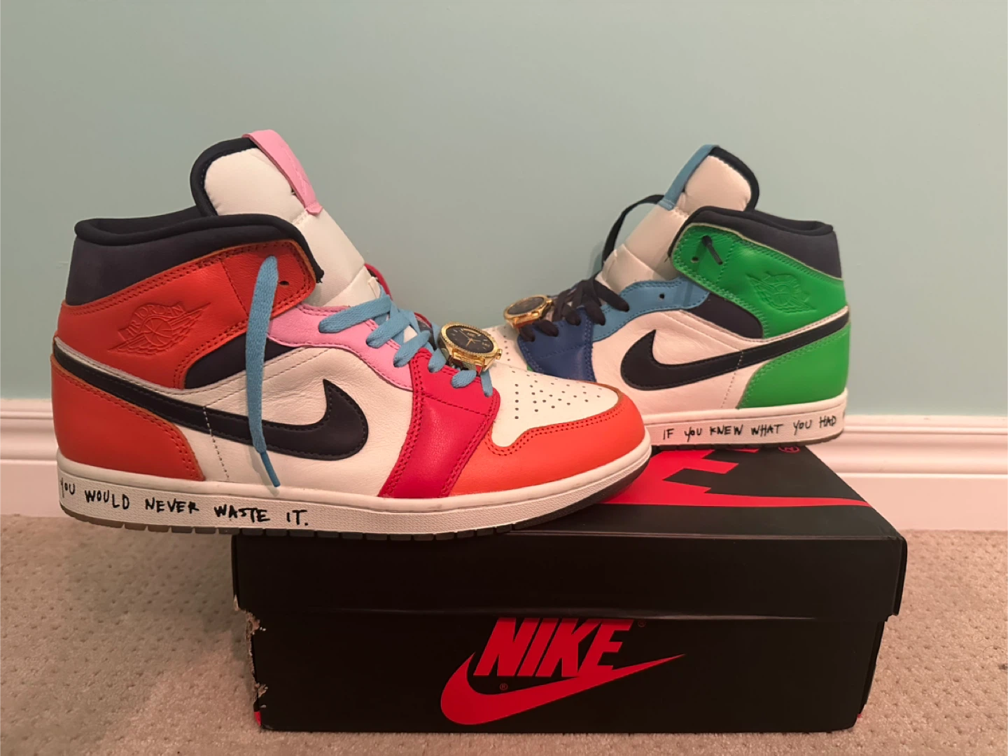 Air Jordan 1 Mid SE "Colorblock"
