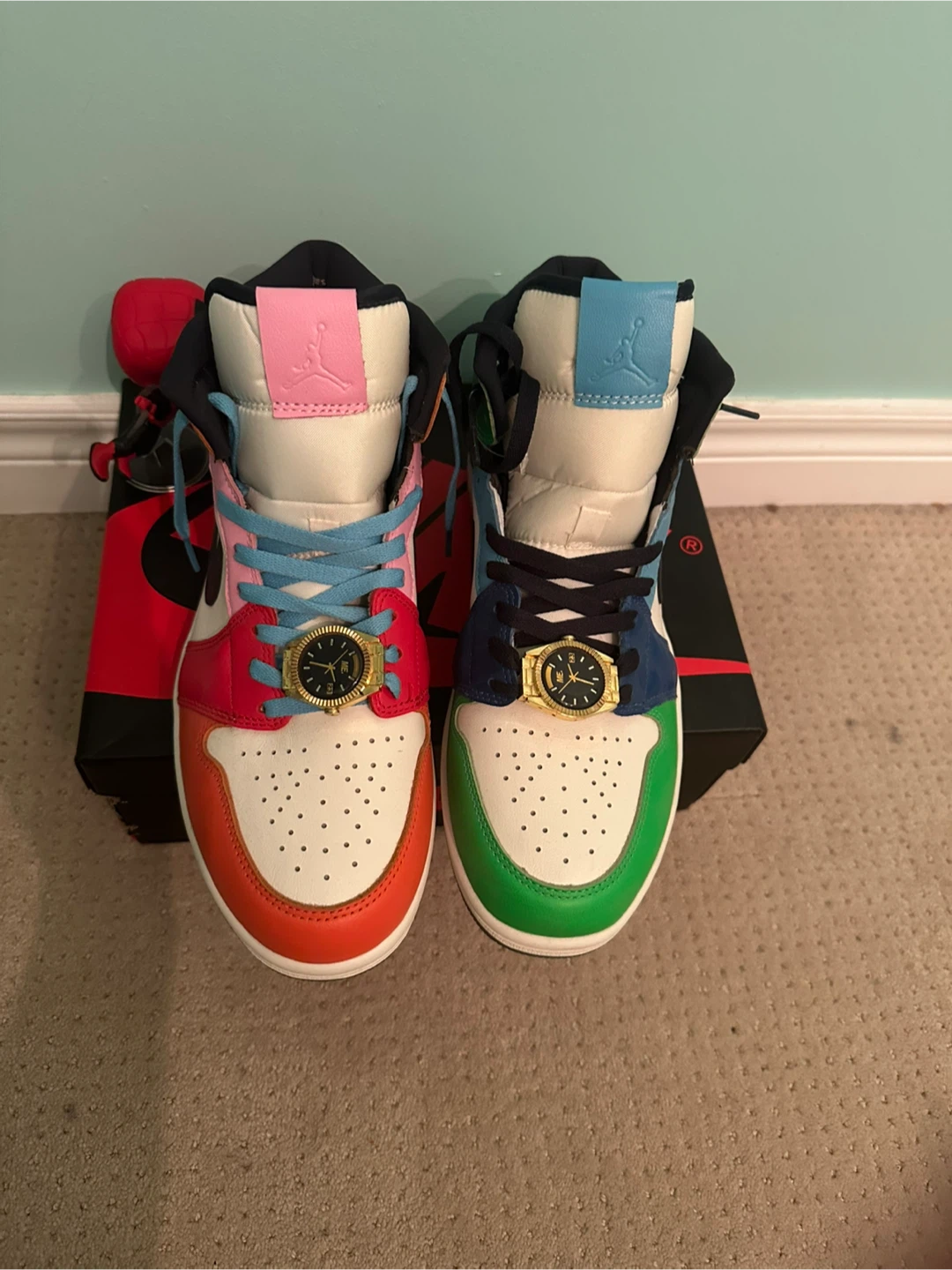 Air Jordan 1 Mid SE "Colorblock" - photo 3