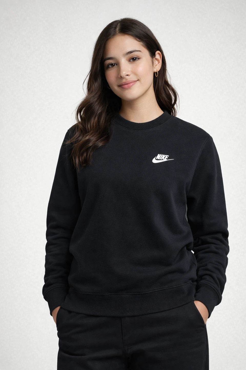 Nike Black Crewneck Sweatshirt