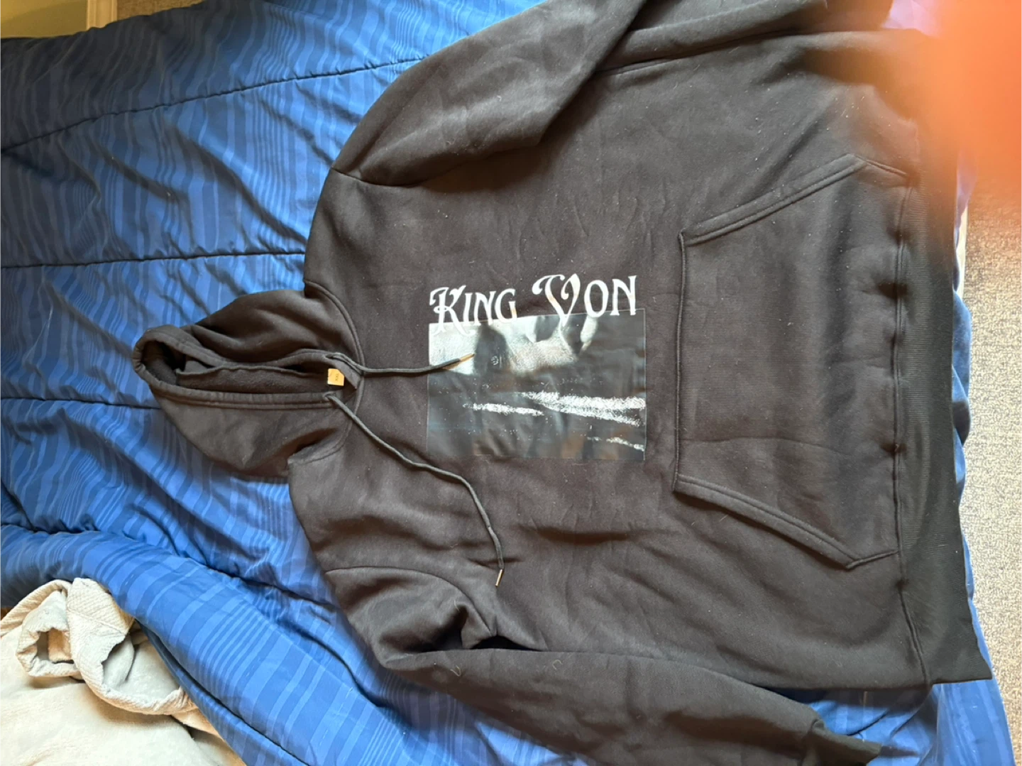 King Von Black Hoodie