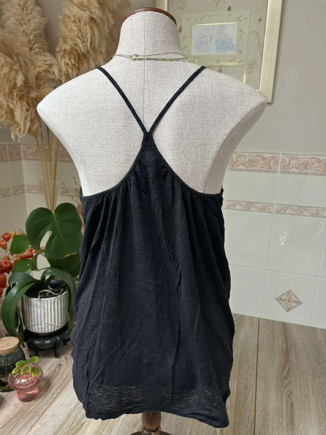 Wilfred Black Lace Trim Cami Top - XS - photo 2