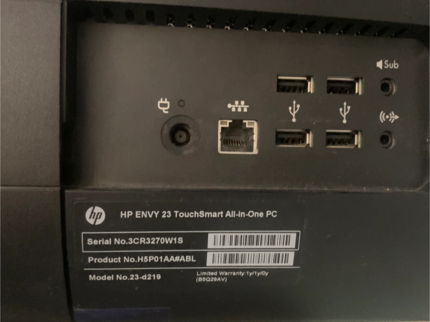 HP ENVY 23 (intel core i5) All-in-One PC - photo 5