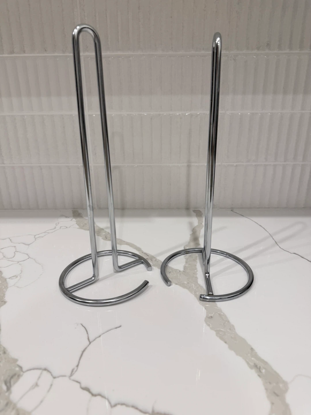 Chrome Metal Paper Towel Holder