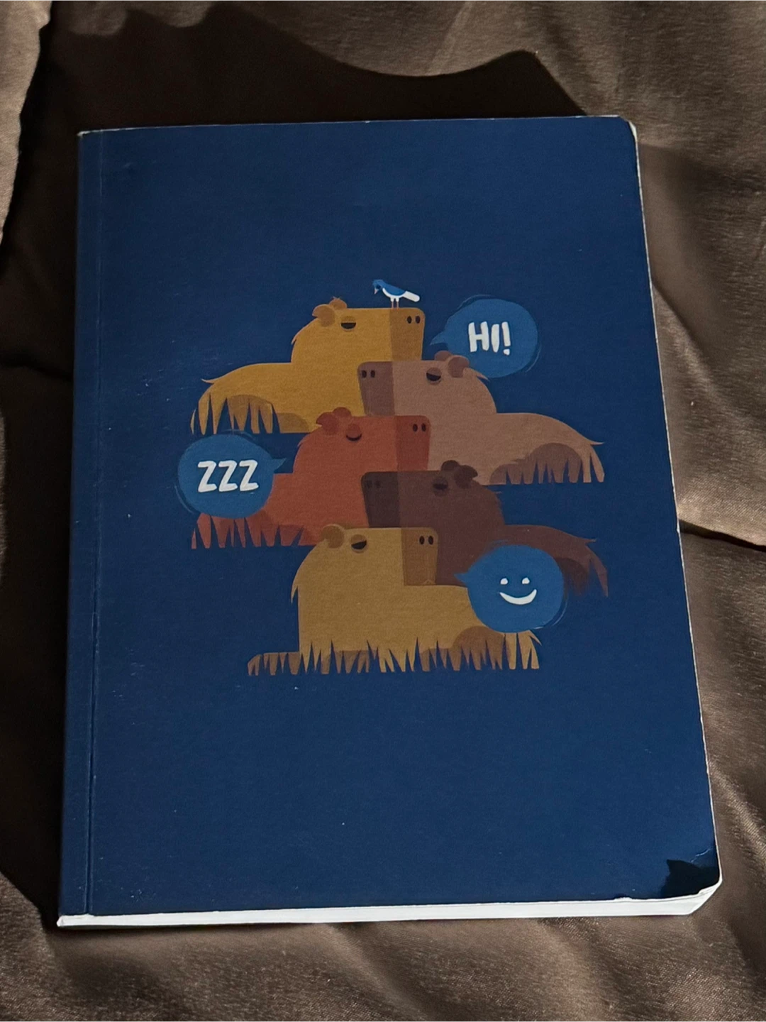 Capybara Journal with Grid Pages