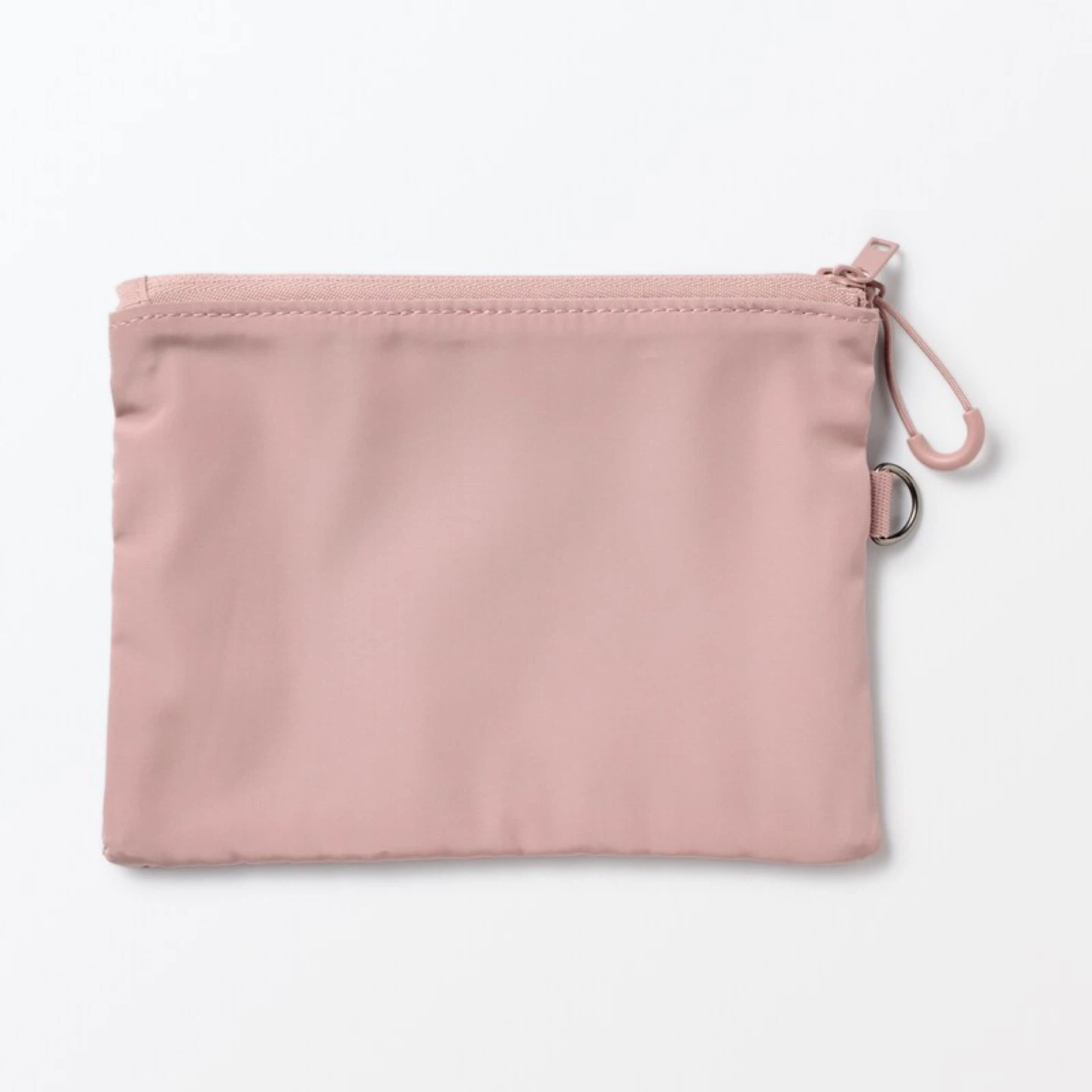 Muji Polyester Two Zipper Case_Medium_Pink_NWT - photo 2