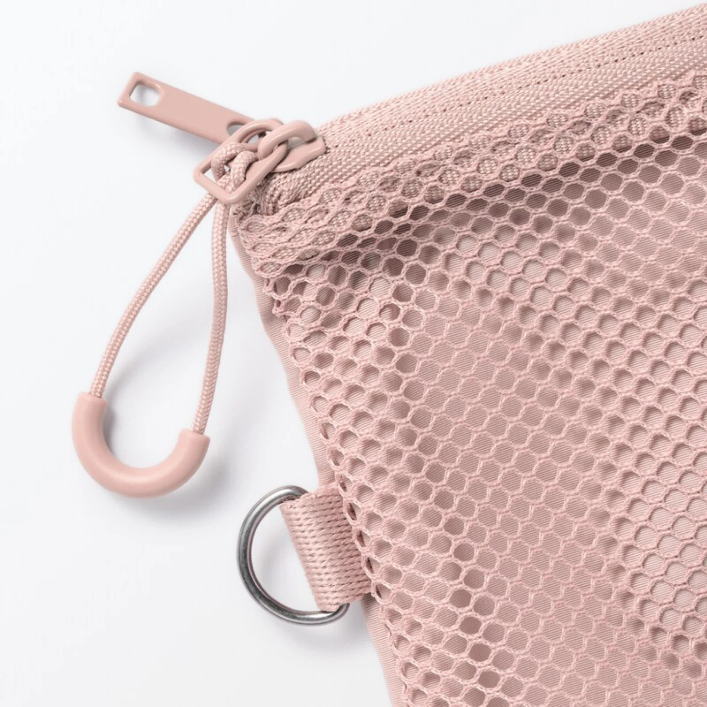 Muji Polyester Two Zipper Case_Medium_Pink_NWT - photo 3