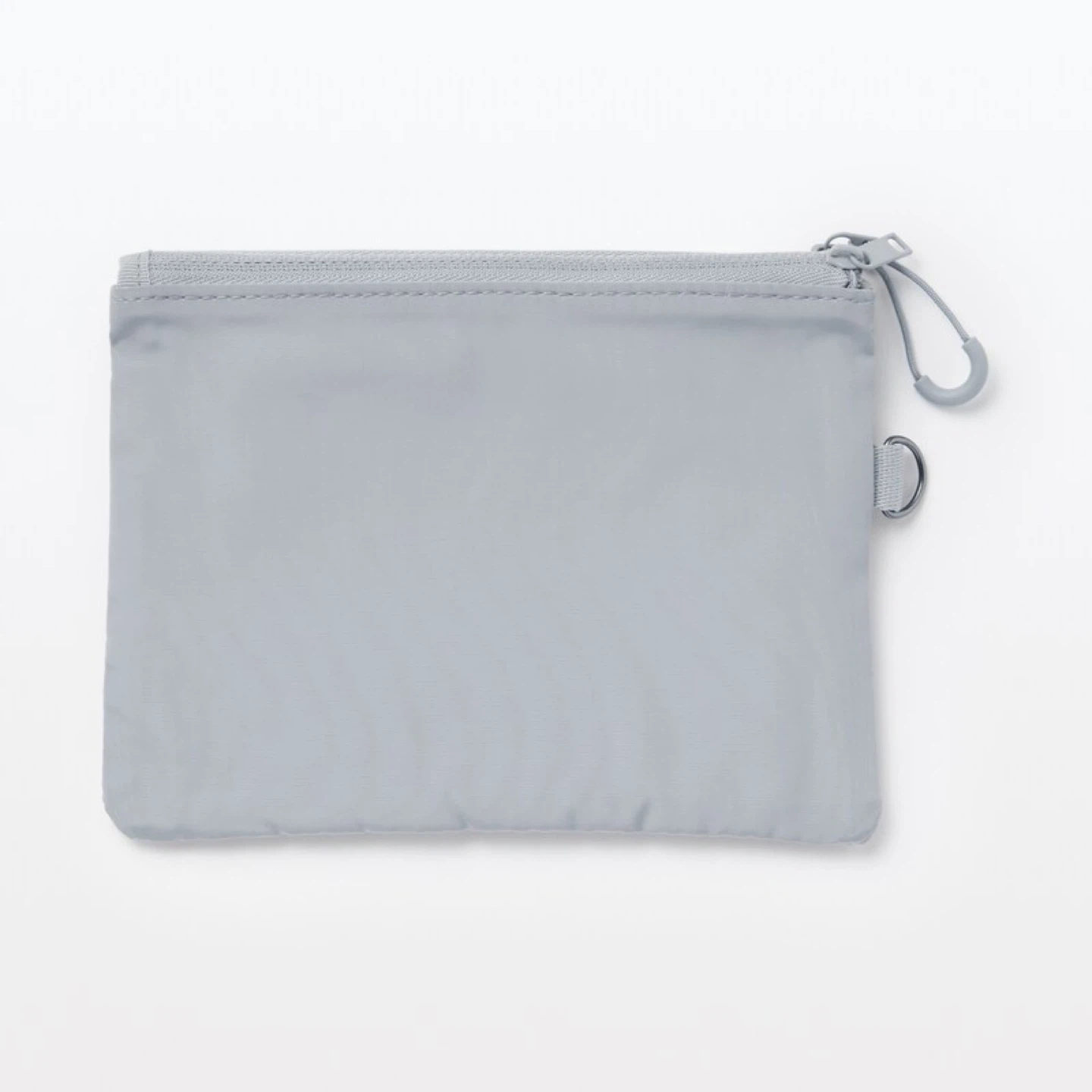 Muji Polyester Two Zipper Case_Medium_Gray_NWT - photo 2