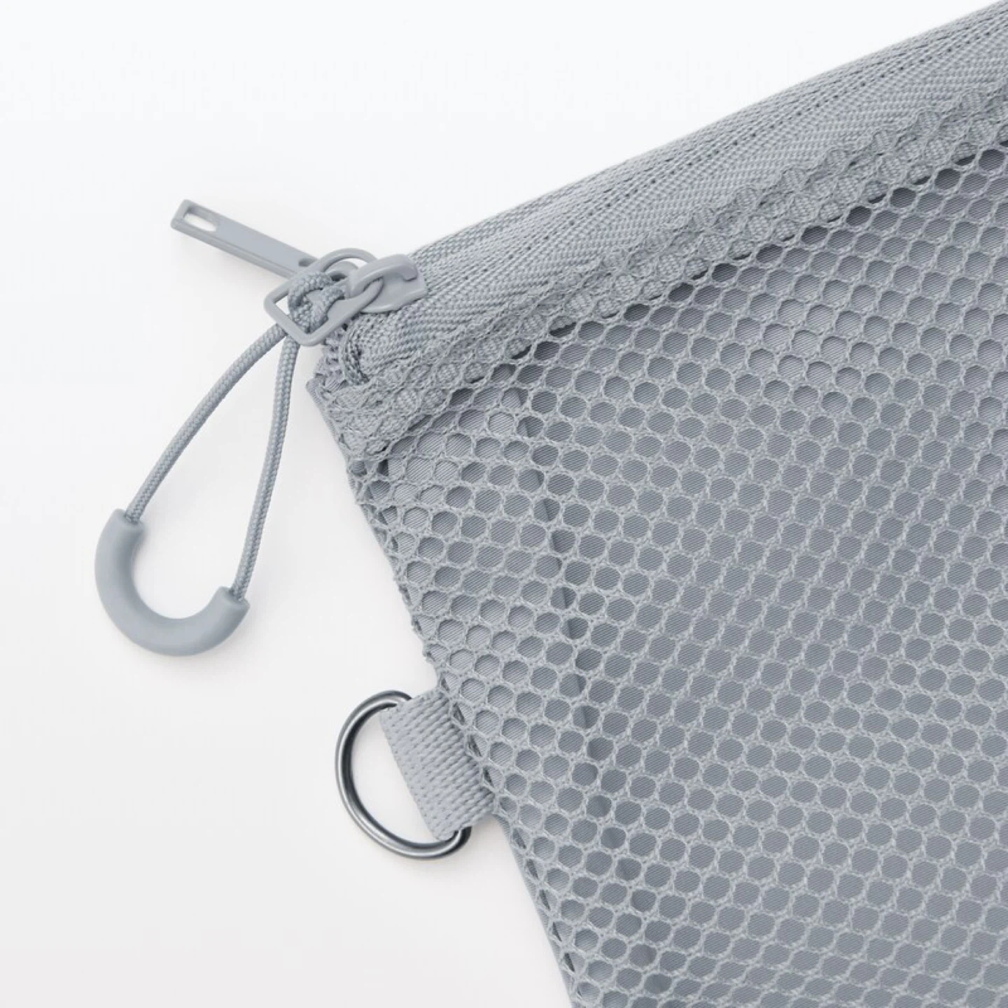 Muji Polyester Two Zipper Case_Medium_Gray_NWT - photo 3