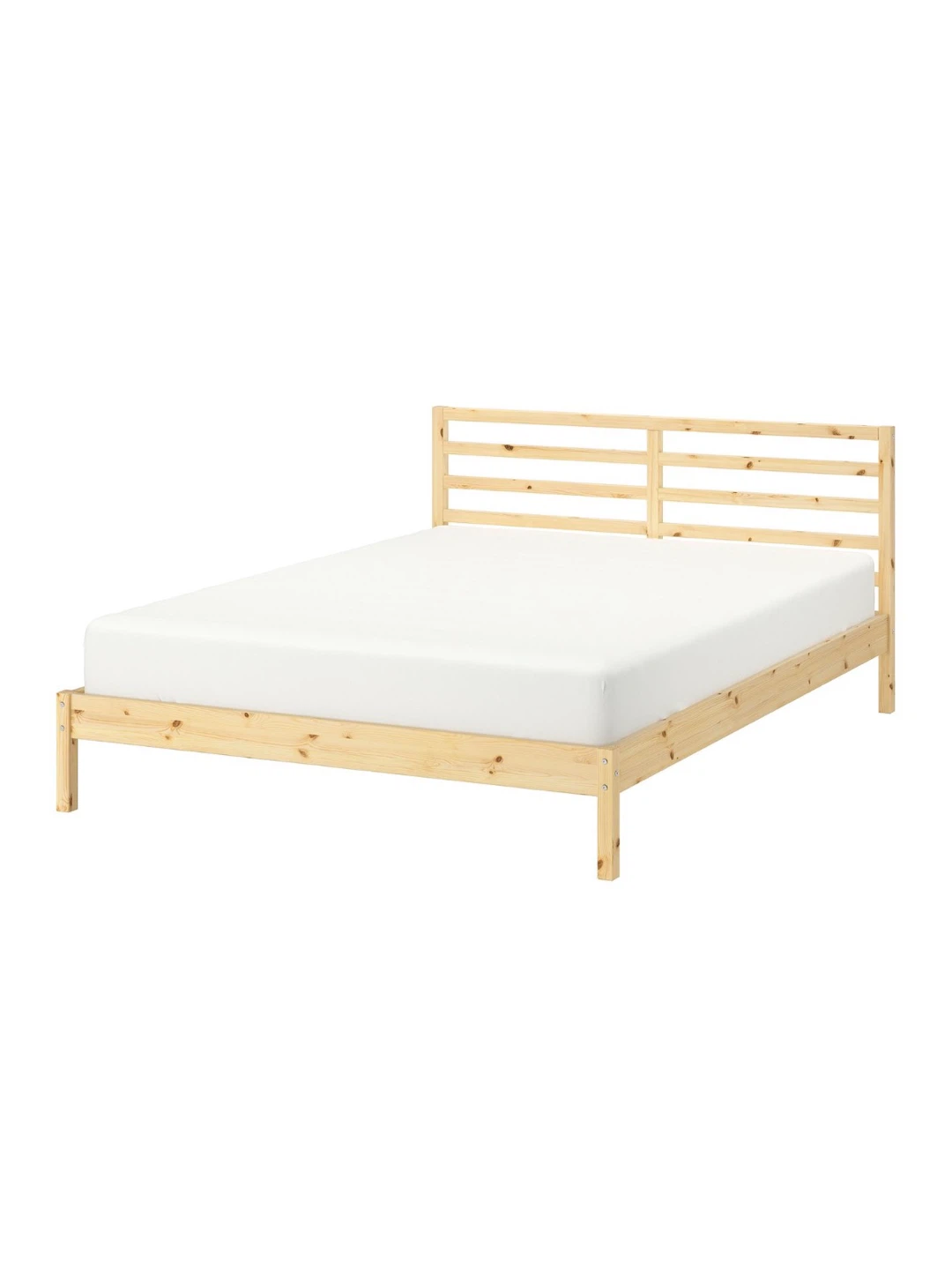 Ikea Queen pine wood bed frame *Free Delivery - photo 2