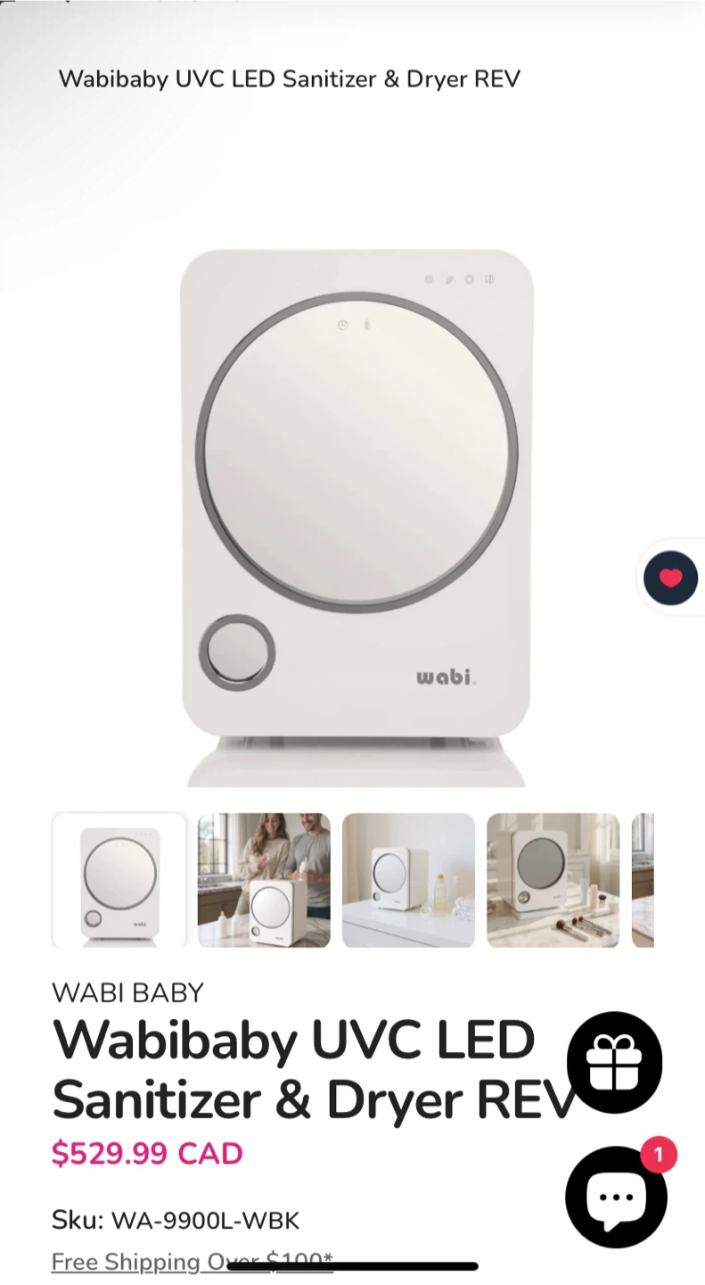 WabiBaby UVC LED Sanitizer & Dryer - photo 4