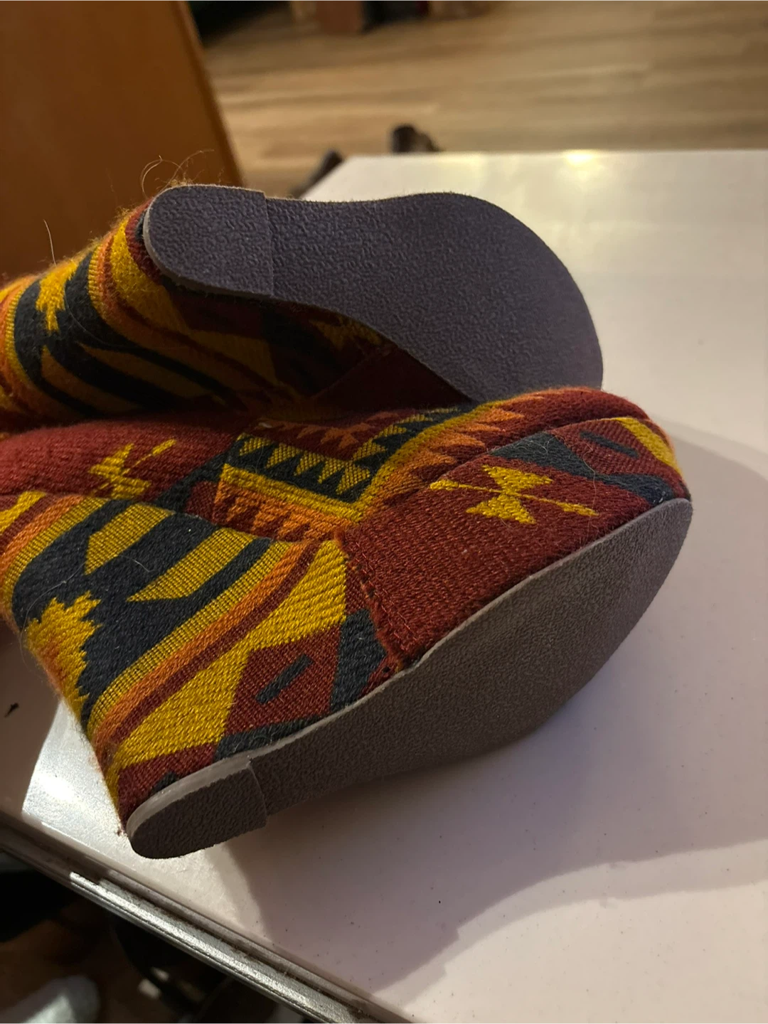 Steve Madden Patterned Wedge Heels – Size 8 - photo 4