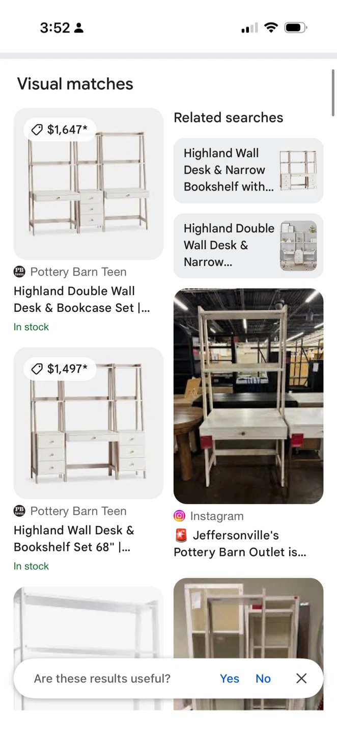 Pottery Barn Teen Highland Wall Desk & Bookshelf Set - photo 2