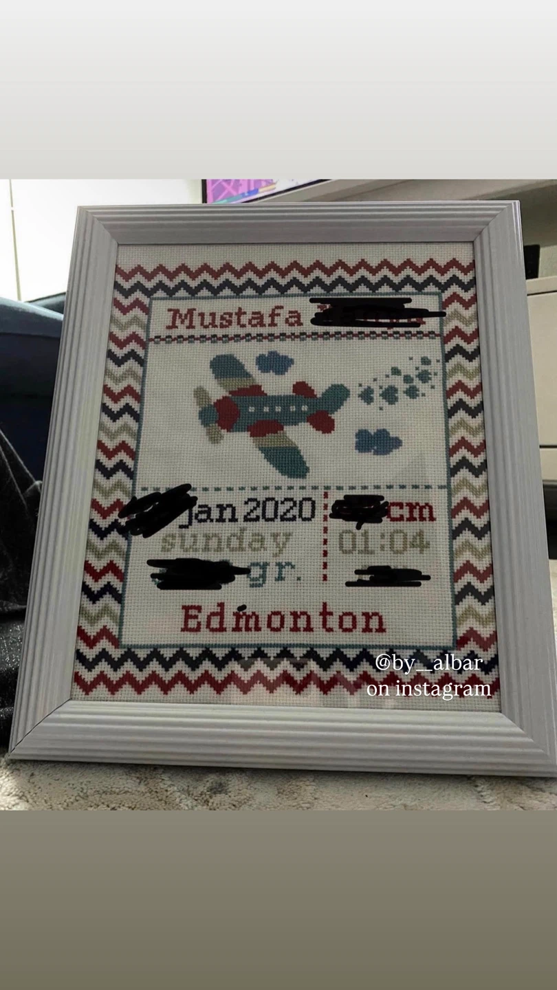 Custom Handmade Cross-Stitch Artwork