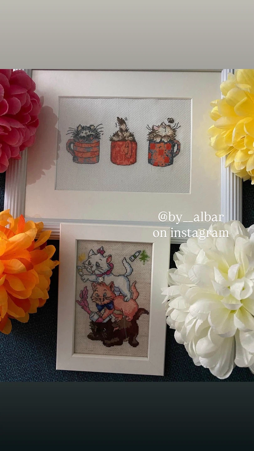 Custom handmade cross stitch art - photo 4