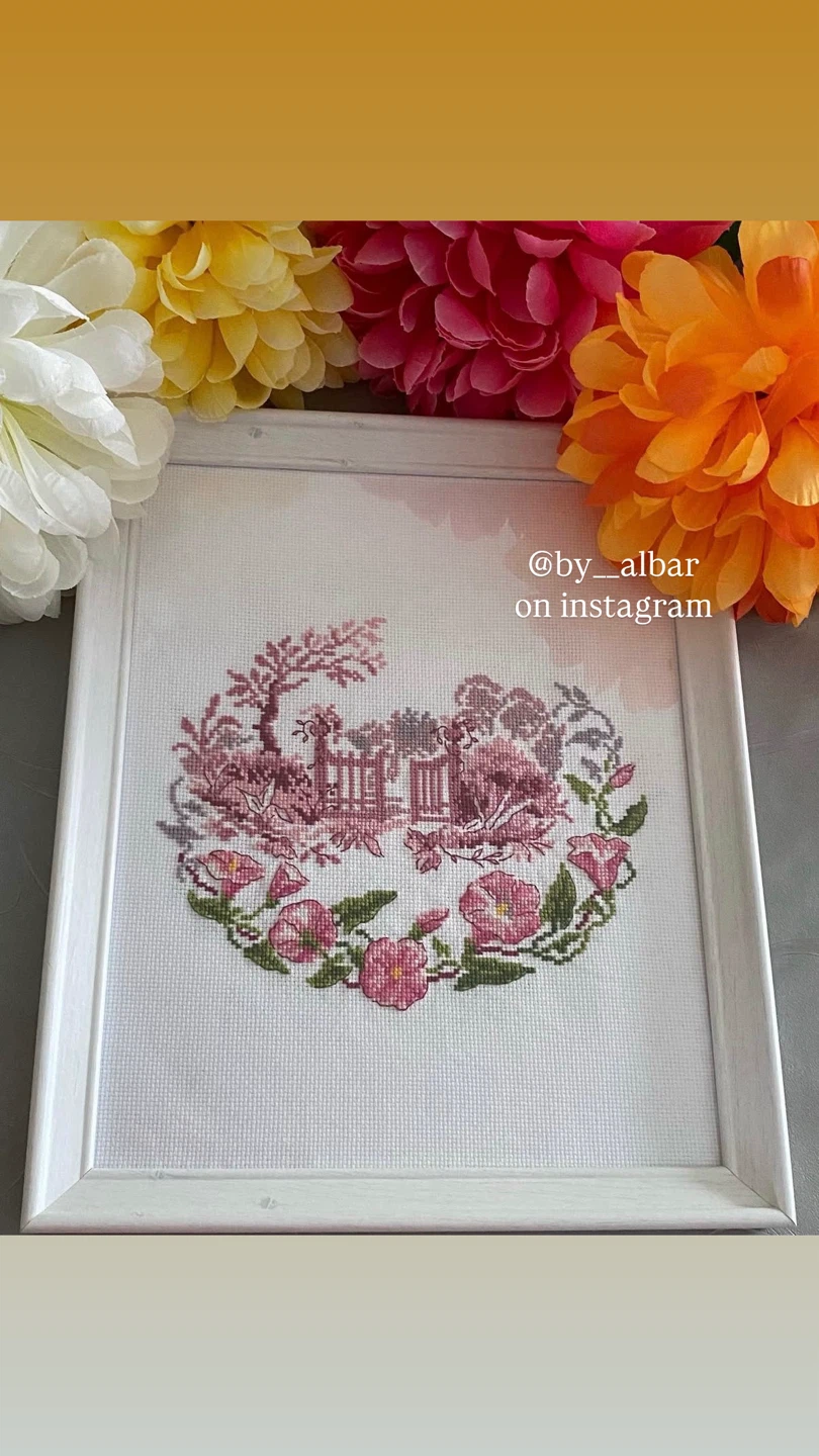 Custom handmade cross stitch art - photo 5
