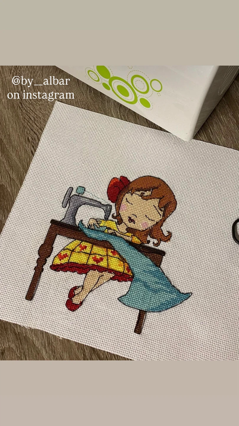 Custom handmade cross stitch art - photo 3