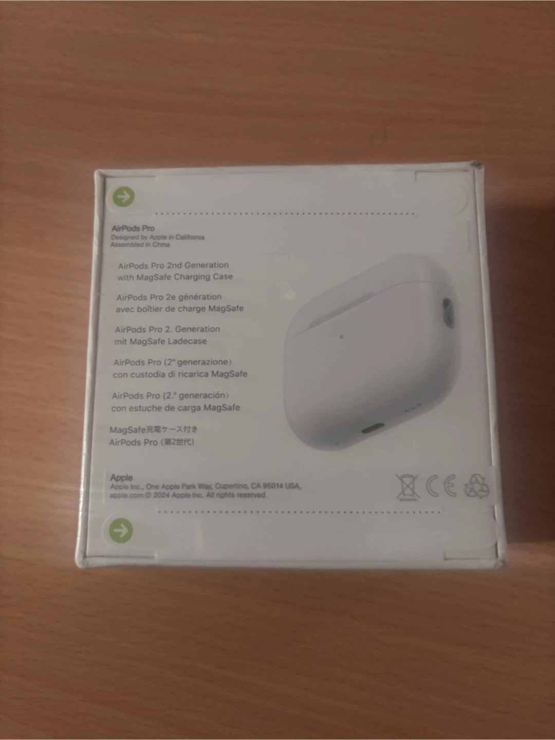 Apple AirPods Pro 2nd Generation with MagSafe Charging Case - photo 2