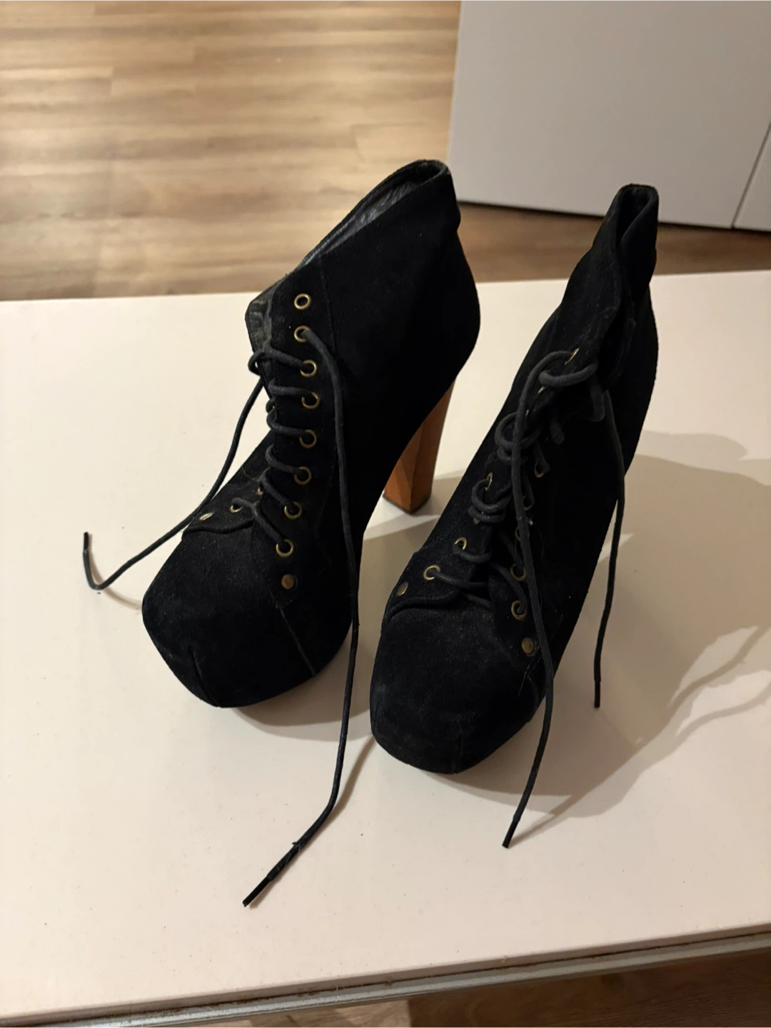 Jeffrey Campbell “Lita” Lace-Up Platform Boots