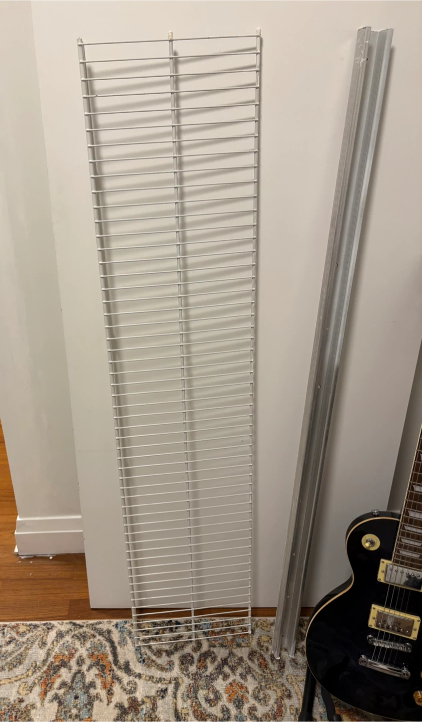 Wire Closet Shelf with Wall Rails – Closet Organization - photo 2