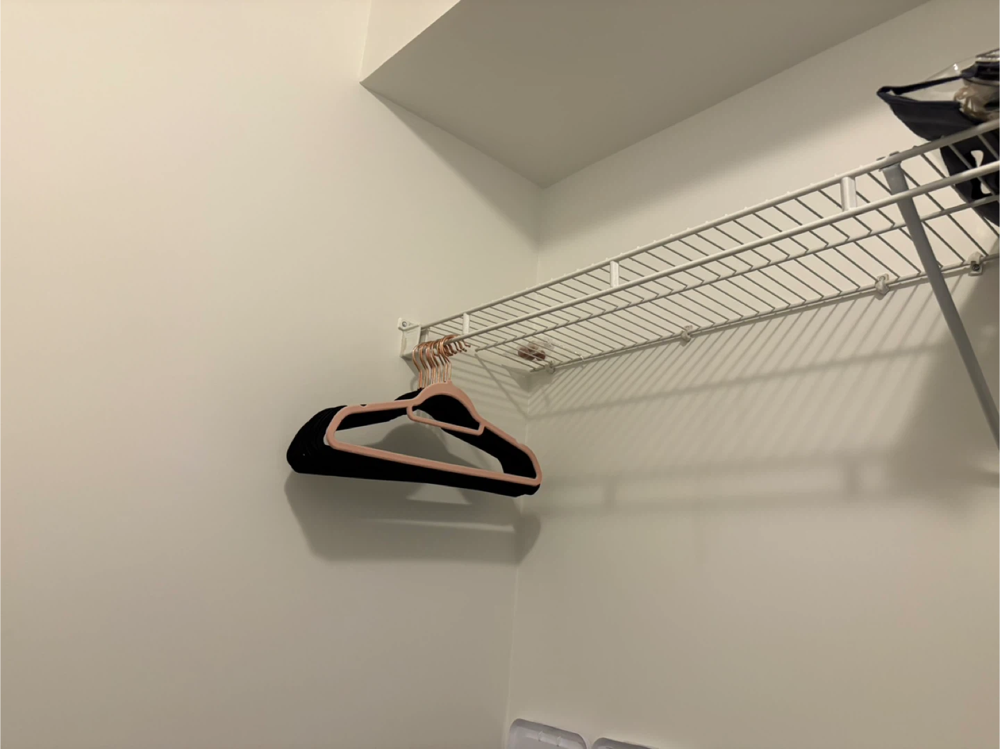 Wire Closet Shelf with Wall Rails – Closet Organization