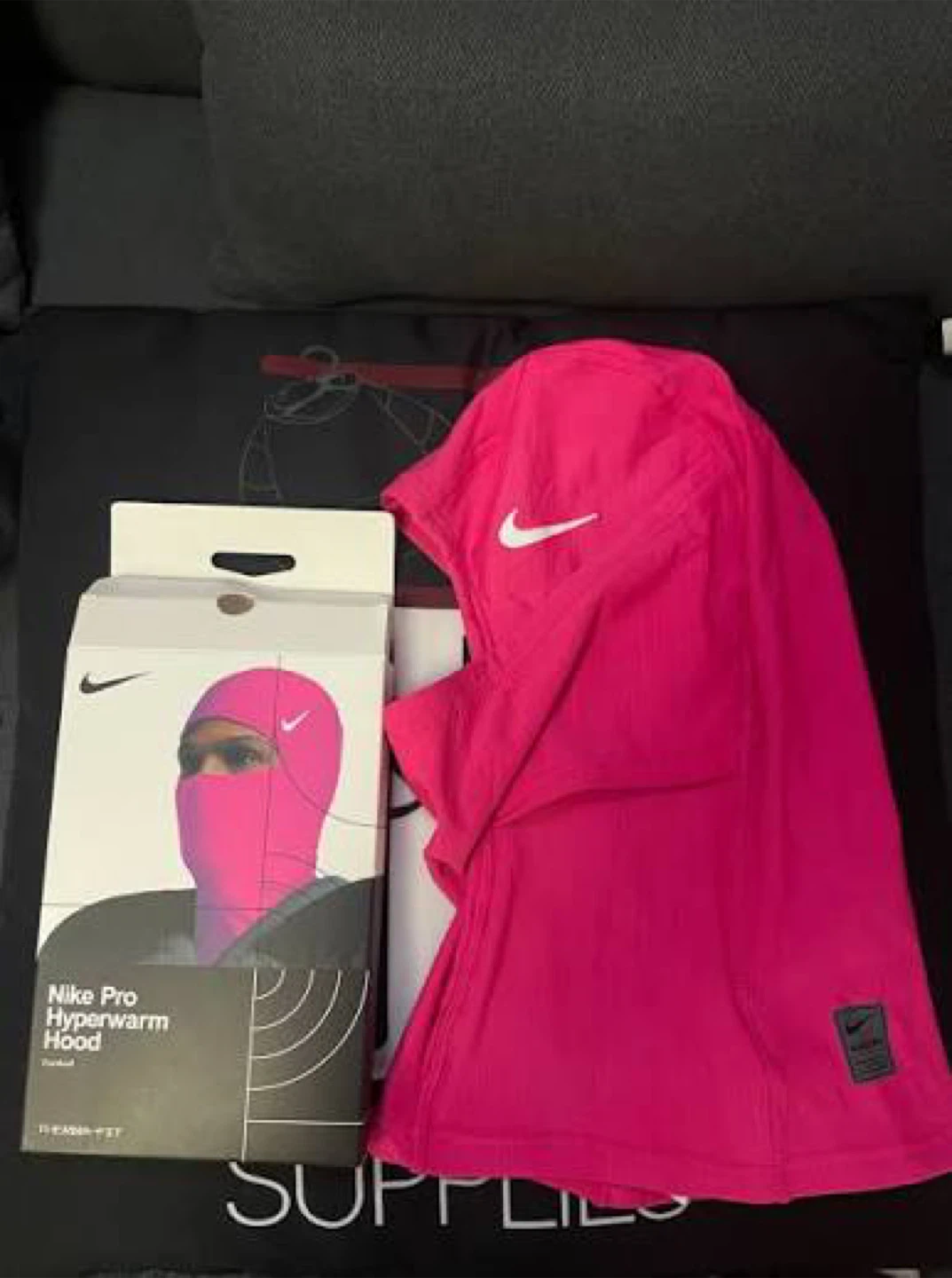 Nike Pro Hyperwarm Hood Balaclava Pink