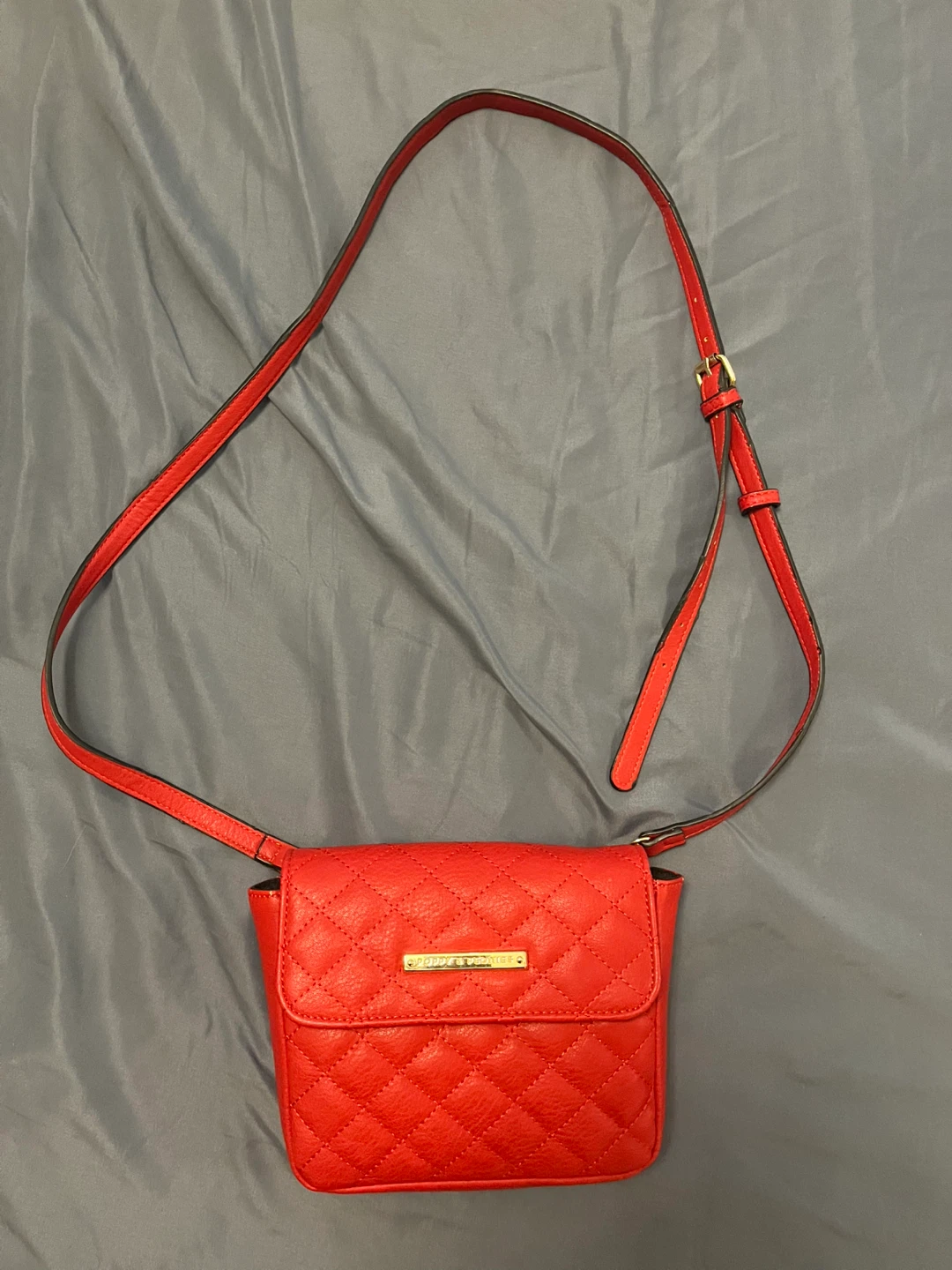 Poppy and peonies purse