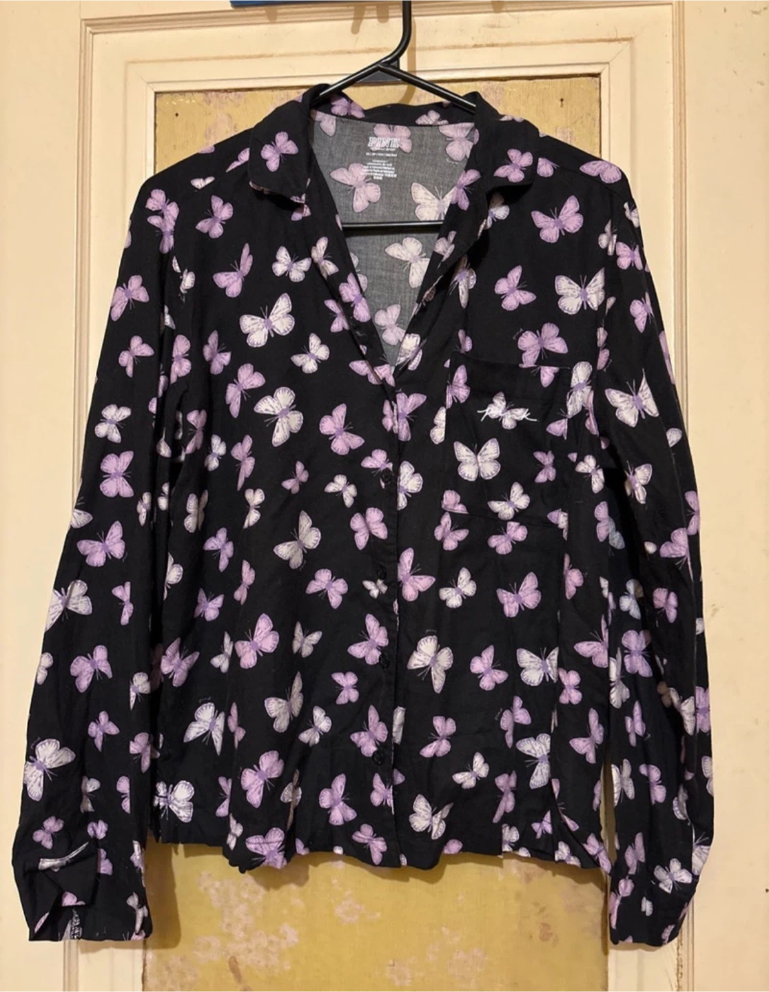 Pink Victoria's Secret Pajama Top/ bottom set - photo 2