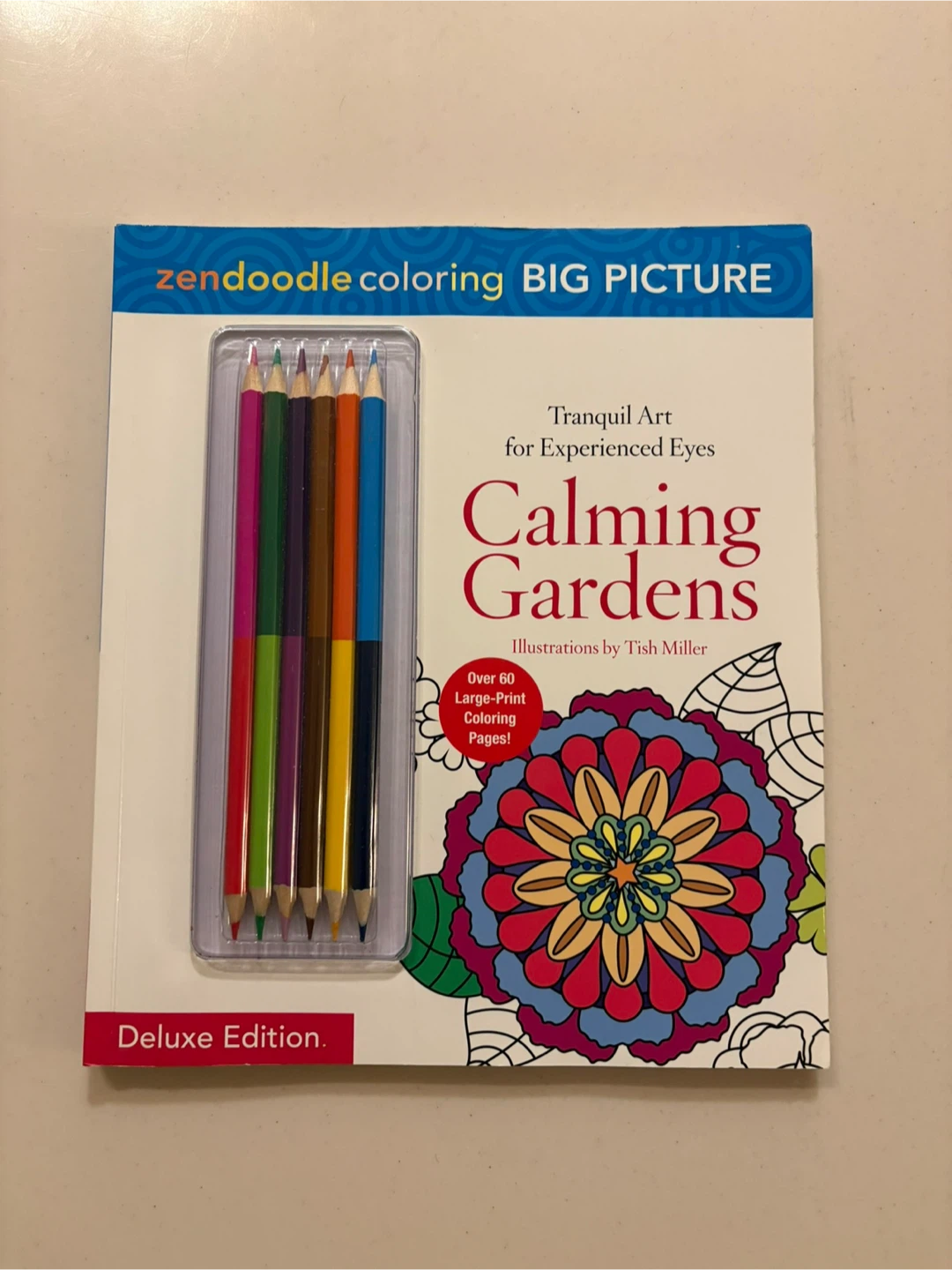 Zendoodle Coloring Big Picture – Calming Gardens (Deluxe Edition
