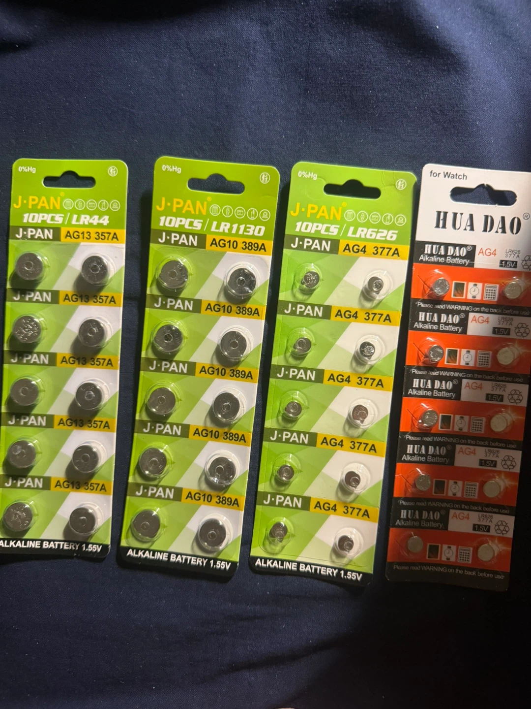 J-PAN Alkaline Button Cell Batteries (50 pcs  Total) - photo 2