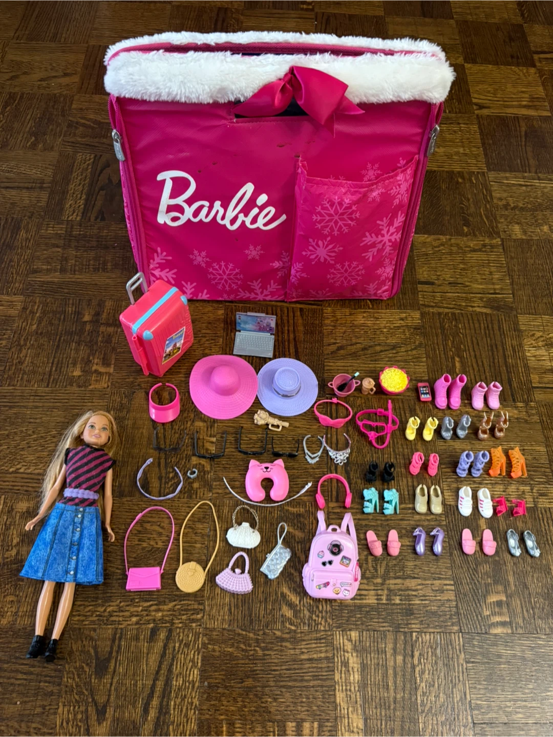 Barbie Doll with Accessories and Luggage