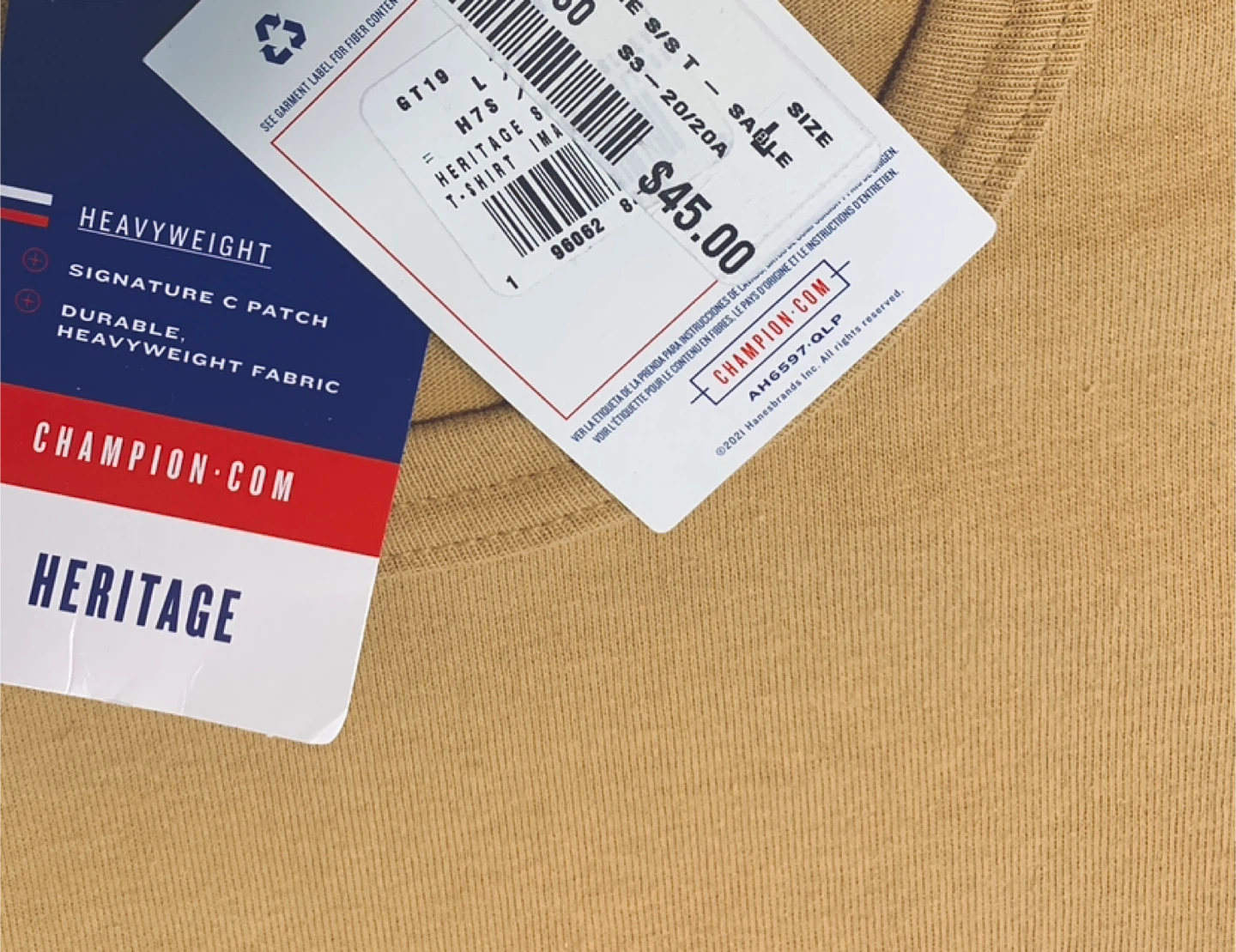 Champion T-Shirt Heritage Heavyweight Crewneck Tee NEW - photo 4