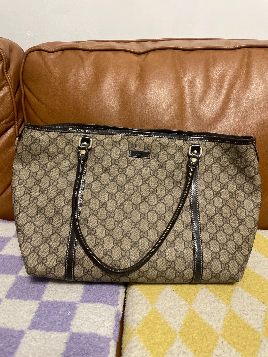 Gucci GG Canvas Tote – Large Size