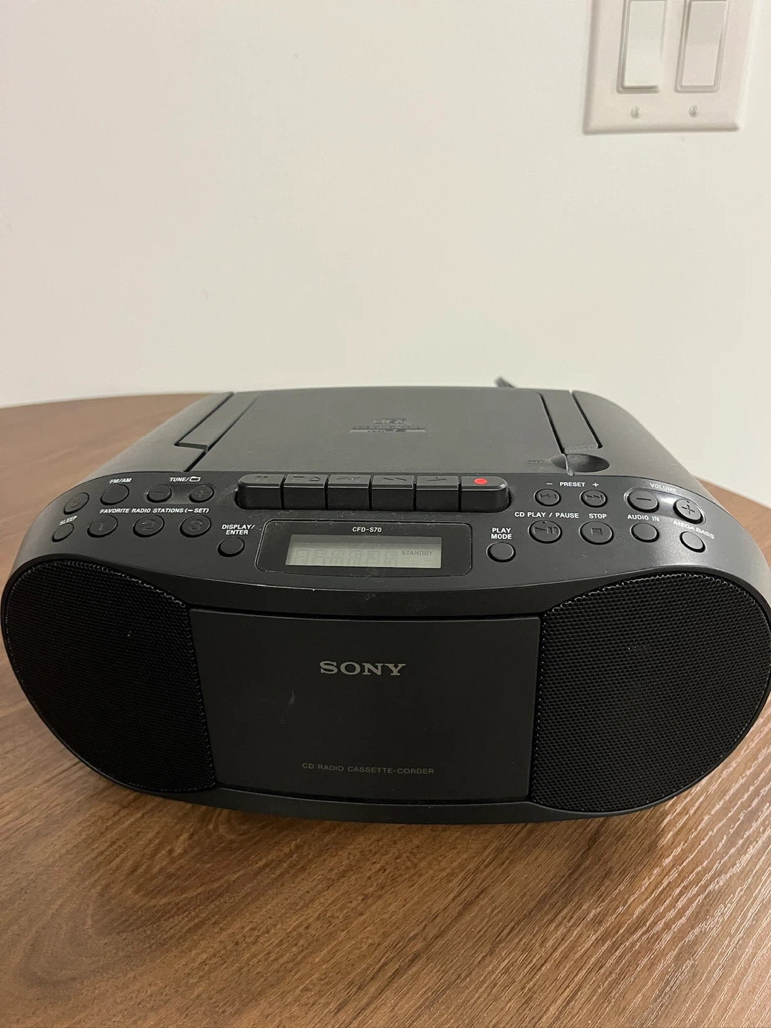 Sony CFD s70 CD player Boombox Radio Cassette-Corder