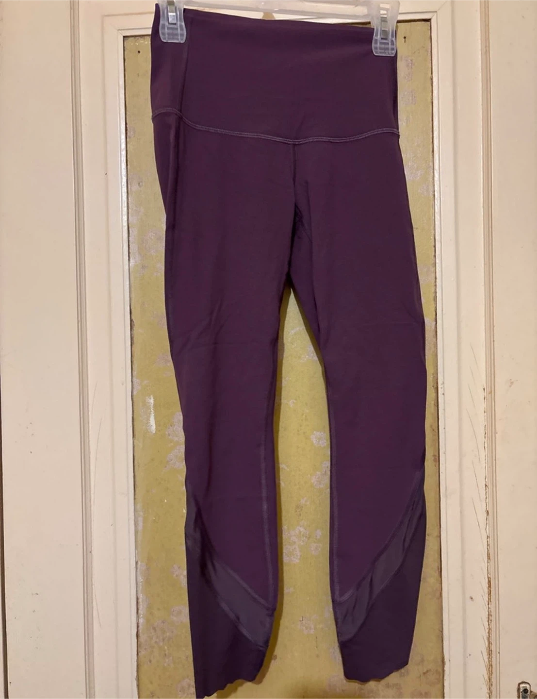 Lululemon Wunder Under Scalloped hem high rise crop 23” sz4