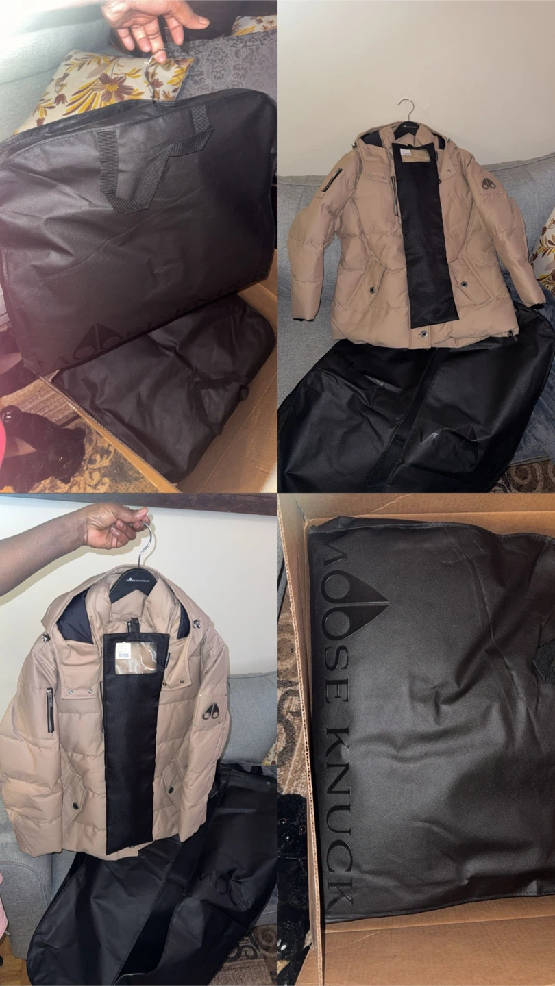 Moose Knuckles Down Puffer Jacket - Tan