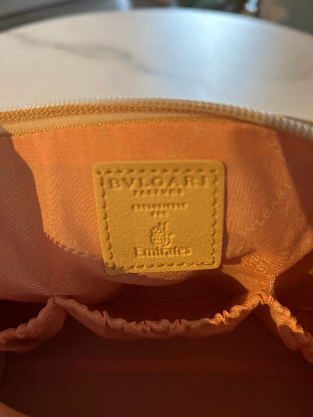 NEW Bvlgari Emirates Cosmetic Bag