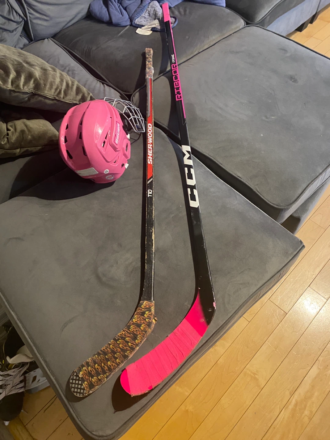 Sherwood & CCM Hockey Sticks