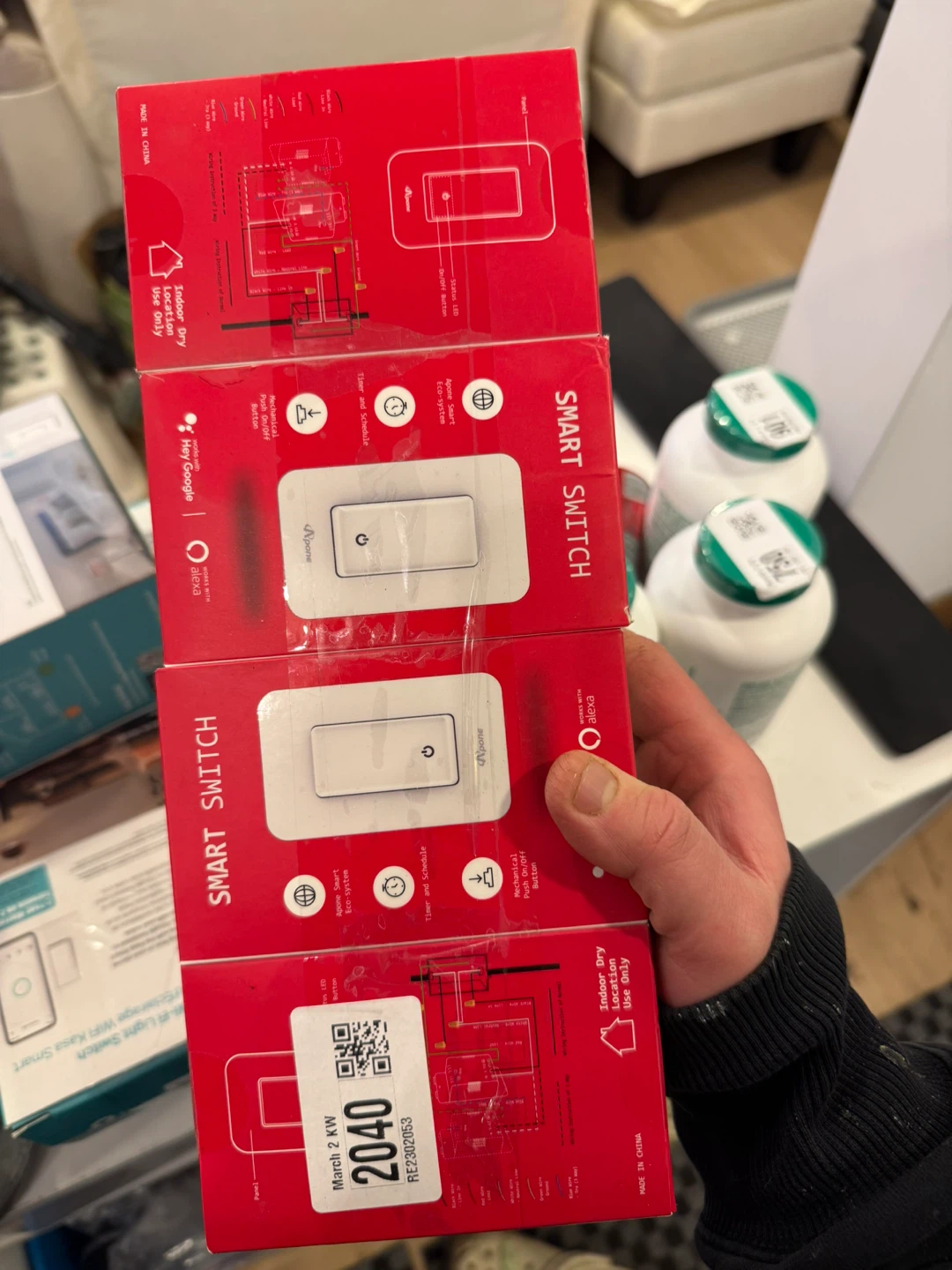 Apone 3-way Smart Switch - White - photo 2