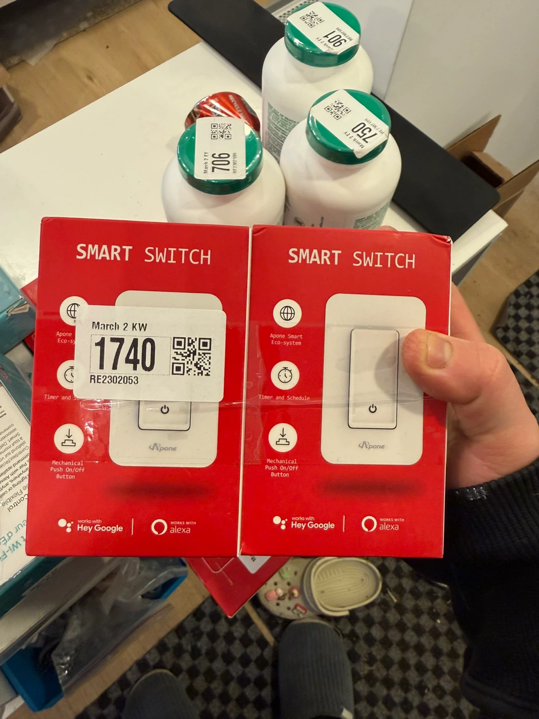 Apone 3-way Smart Switch - White