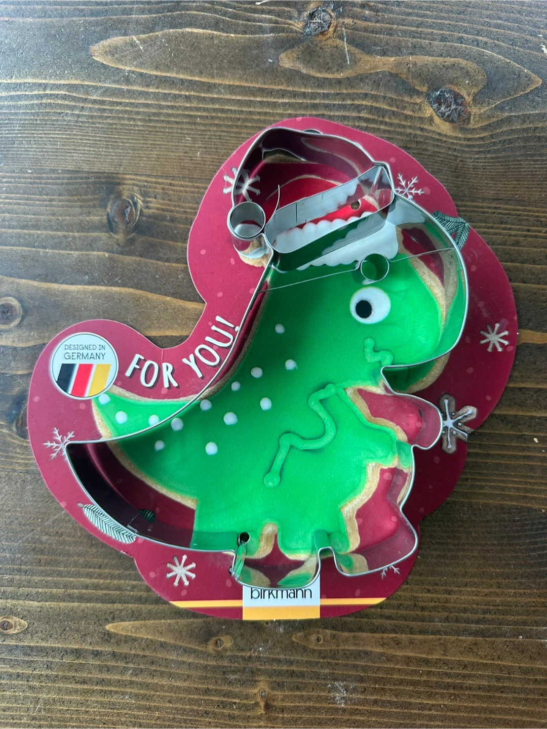 Dinosaur Christmas Cookie Cutter