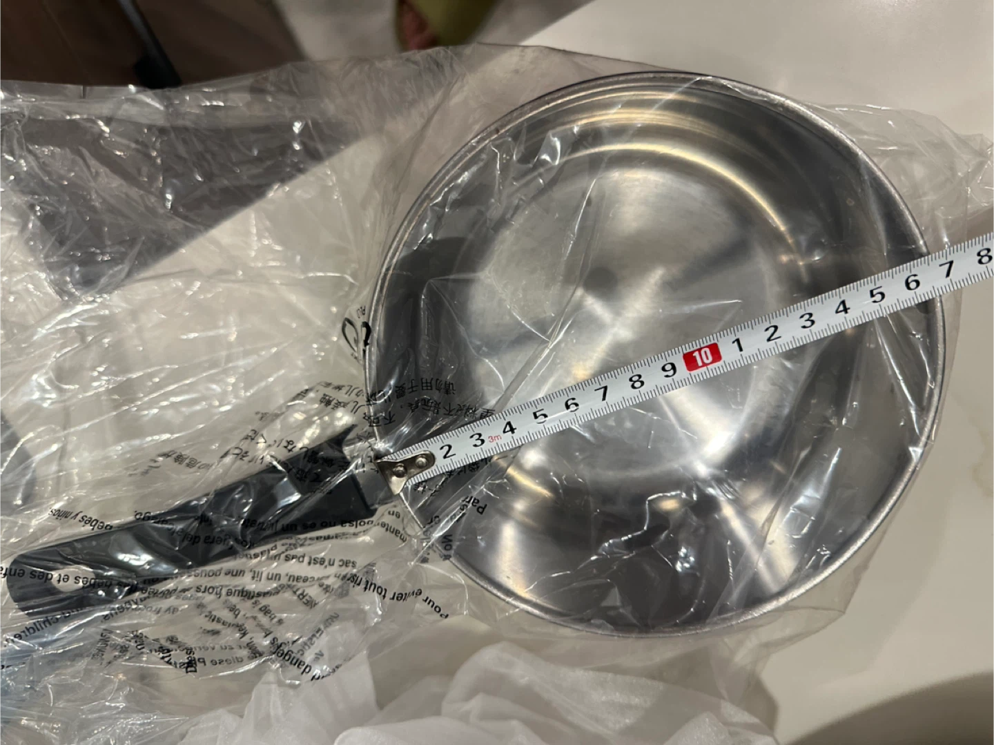 Stainless Steel Saucepan with Black Handle - photo 2